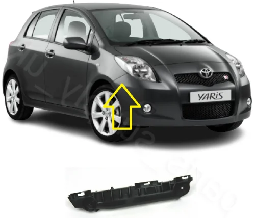 front bumper bracket support for toyota yaris 2006 2007 2008 2009 2010 2011 2012 2013