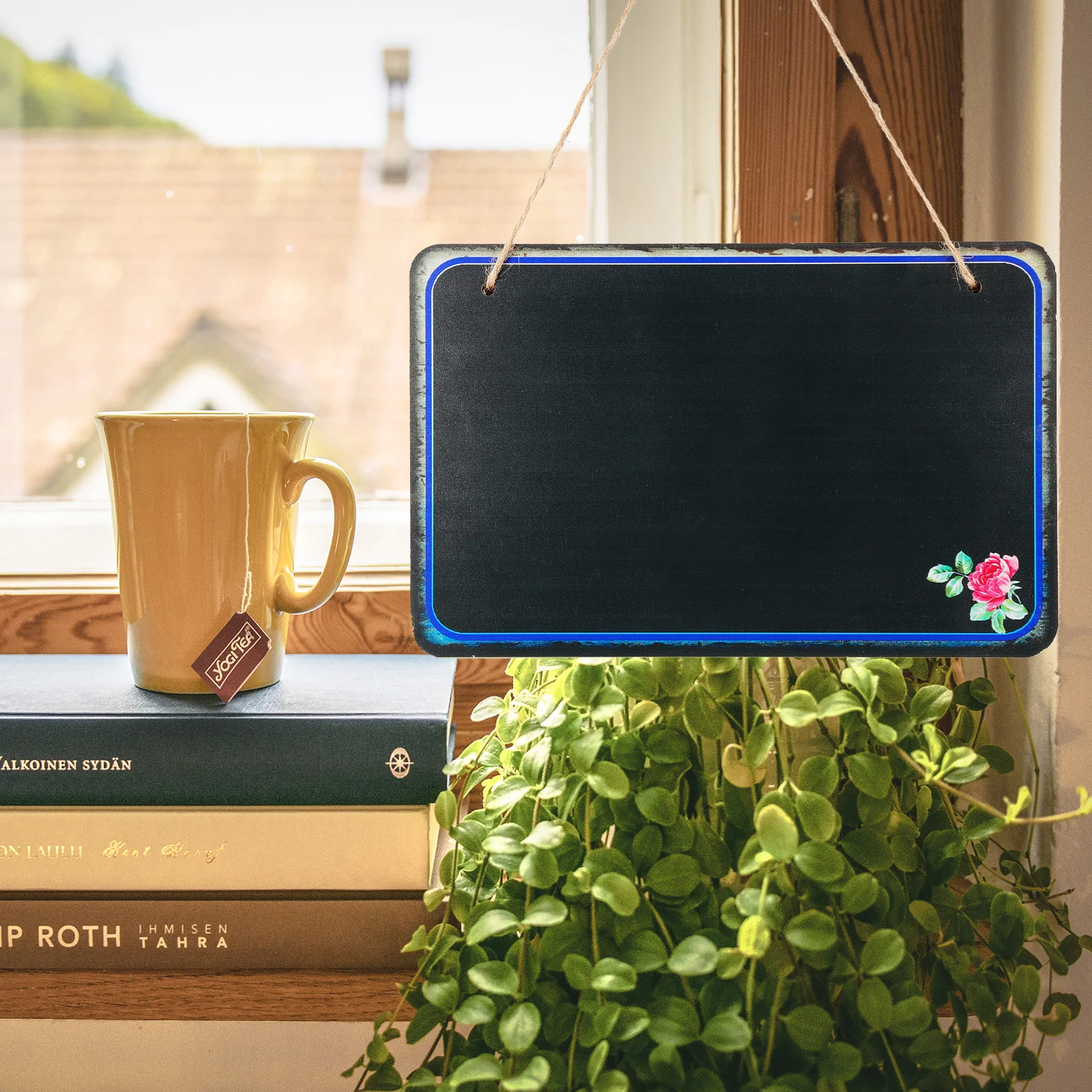 

Hanging Wall Chalkboard Black Message Board For Diy Office Memo Notice Classroom Display Sign Household Blackboard With Rope For