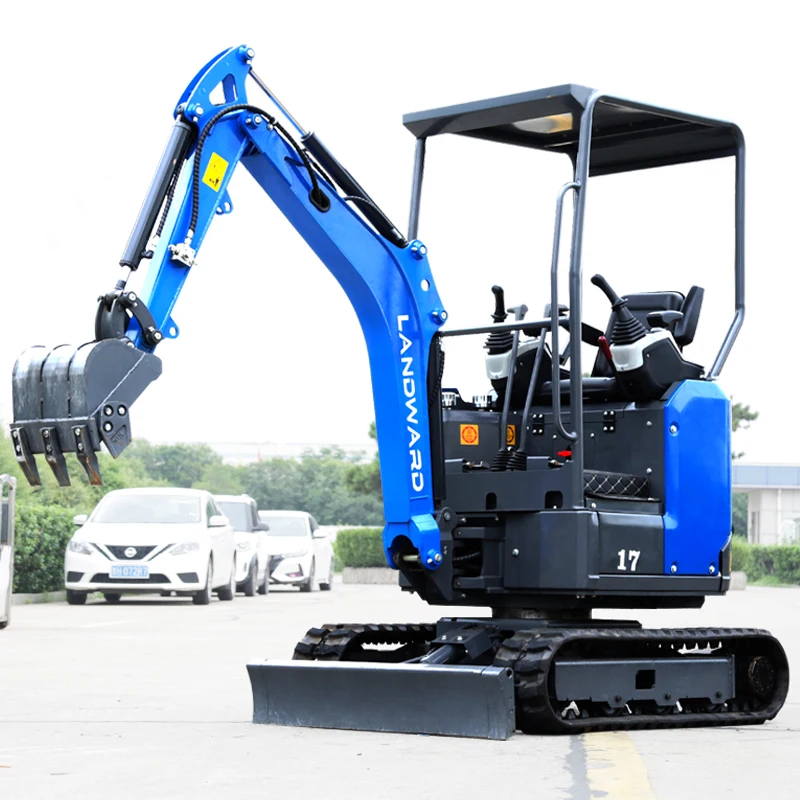 

China Mini Excavators 2000kg EPA Small Digger Micro Digging Machine home use Hydraulic Crawler Mini Excavator 1.7 Ton Customized