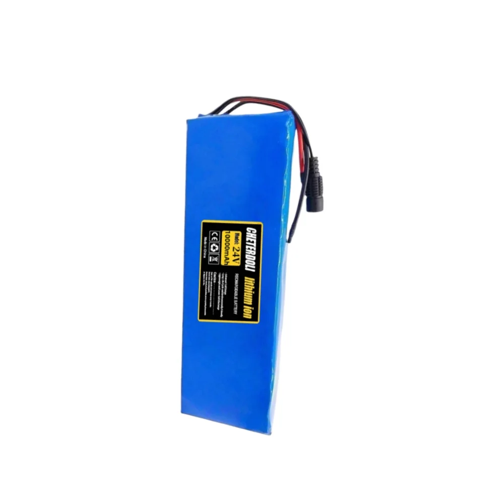 High-Performance 24V 10Ah 7S3P 18650 Lithium-Ion Battery Pack (10000mAh) for Scooters — Comes with Charger.
