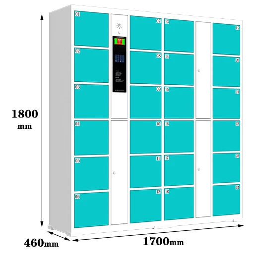 Mall Self-service  Metal Storage Locker with Electronic Lock Gym 12 Doors Steel Smart Cabinet for Luggage