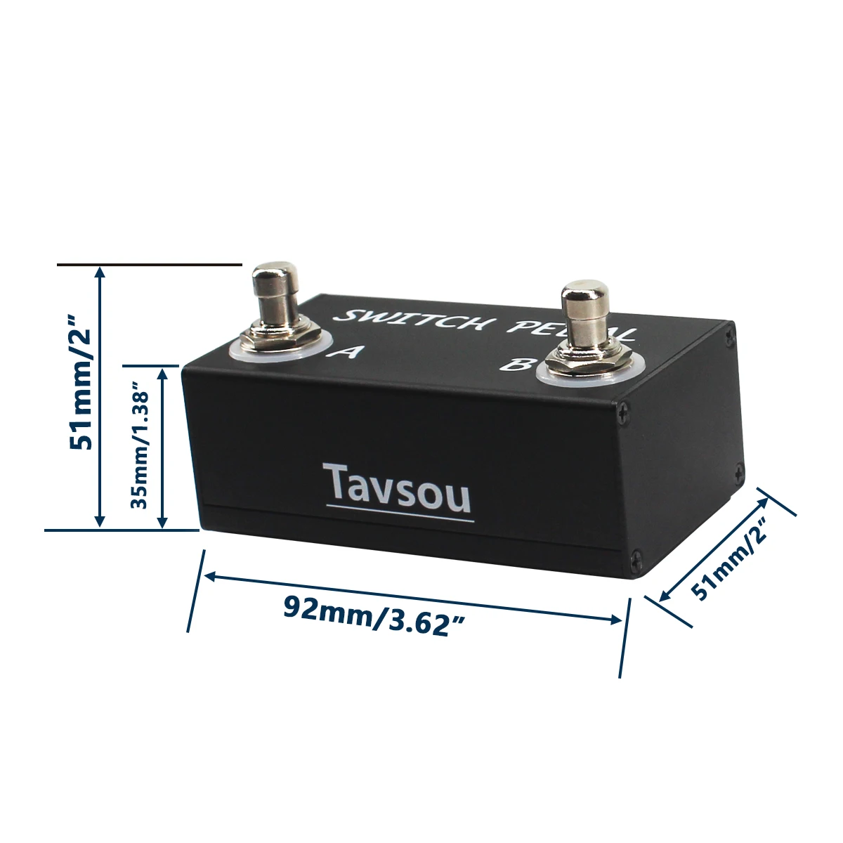 Tap podwójny przełącznik nożny zatrzask chwilowy do instrumentów elektronicznych pedał wielu efektów i akcesoria do wzmacniaczy z metalem TS TRS