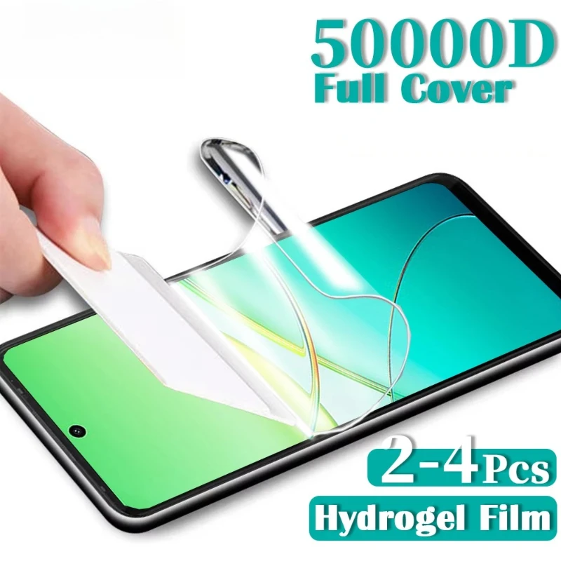 

2-4Pcs Soft Hydrogel Film For Vivo Y58 Y38 Y28 Y18 Y28s Y18e Y17s Y27s Y27 Y36 5G Y77 Screen Protectors For Vivo Y78 Y56 Y52