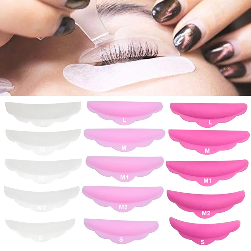 50 Stuks Wimper Lifting Tool Siliconen Pads 3D Wimperkruller Lash Extension Lifting Curler Shield Patch Oogmake-up Schoonheid levert