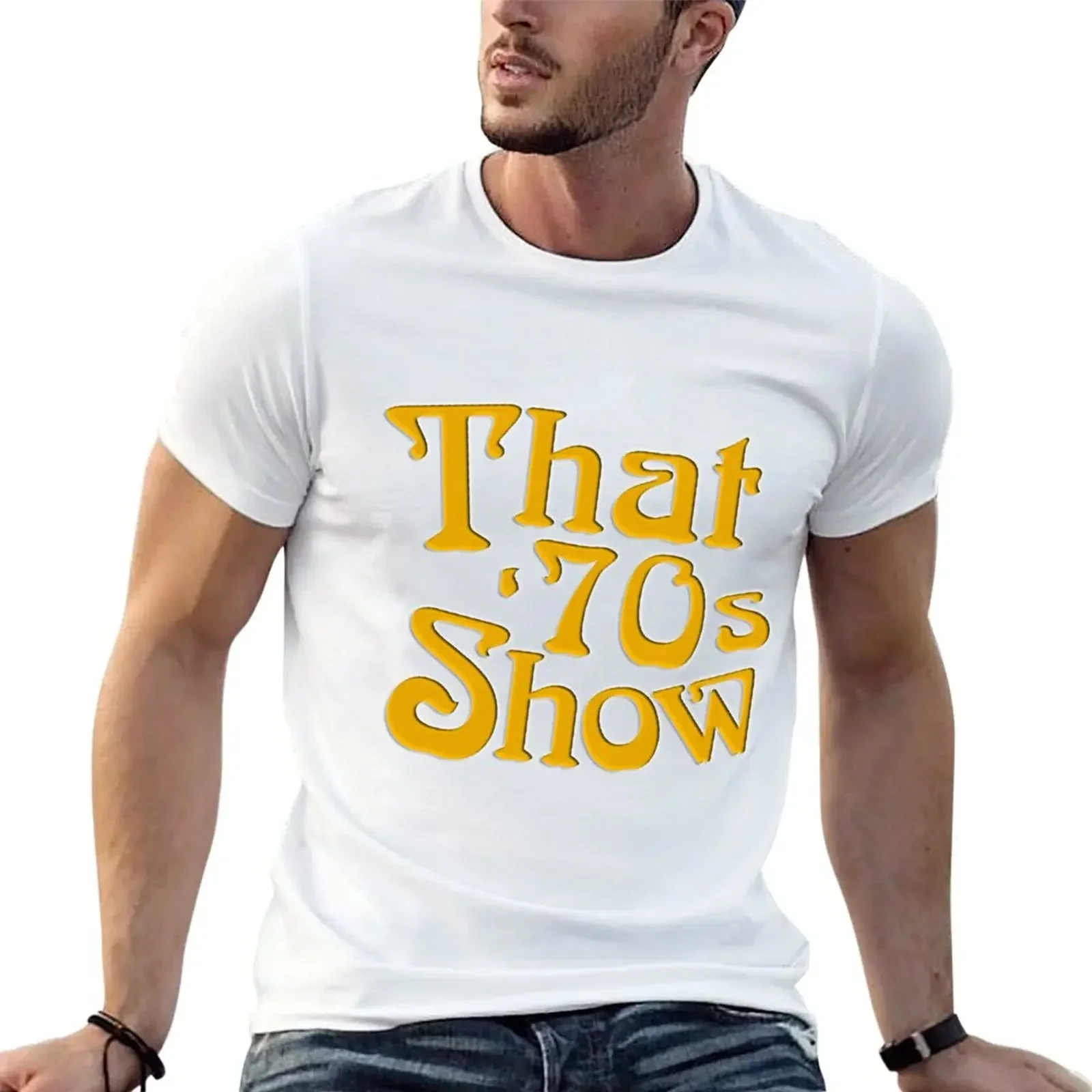 That 70s Show - Logo Design T-Shirt anime stuff sublime shirts graphic tee men