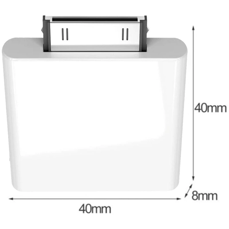 

30 Pin Bluetooth 4.1 Audio Transmitter for Mini Classic Nano Touch (White)