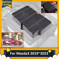 Car Battery Cover For Mazda 3 Mazda3 2019 2020 2021 2022 2023 Protective Accessories Dust Tuning Flame Retardant Engine Tray Box
