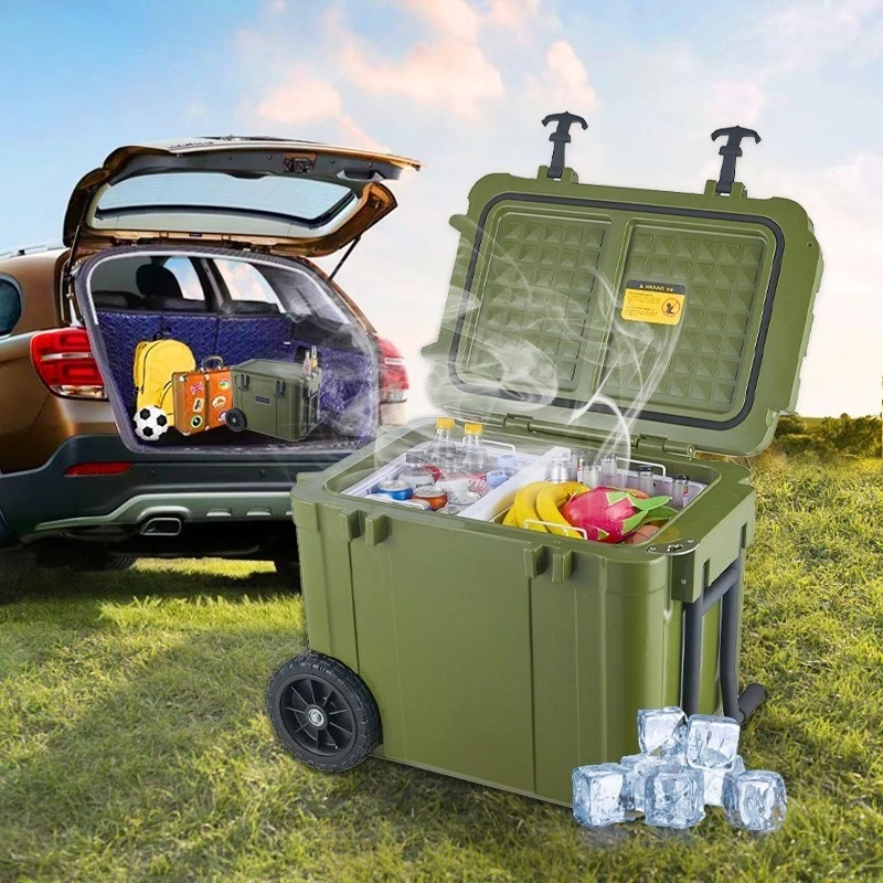 

Outdoor RV camping refrigerator 12v24v car home dual-purpose refrigerated freezer large capacity car refrigerator