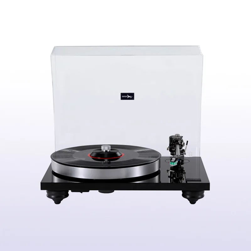 Amari LP-007 قاعدة أكريليك دوارة من الفينيل مع محرك تيار متردد 9.0-3 Tonearm