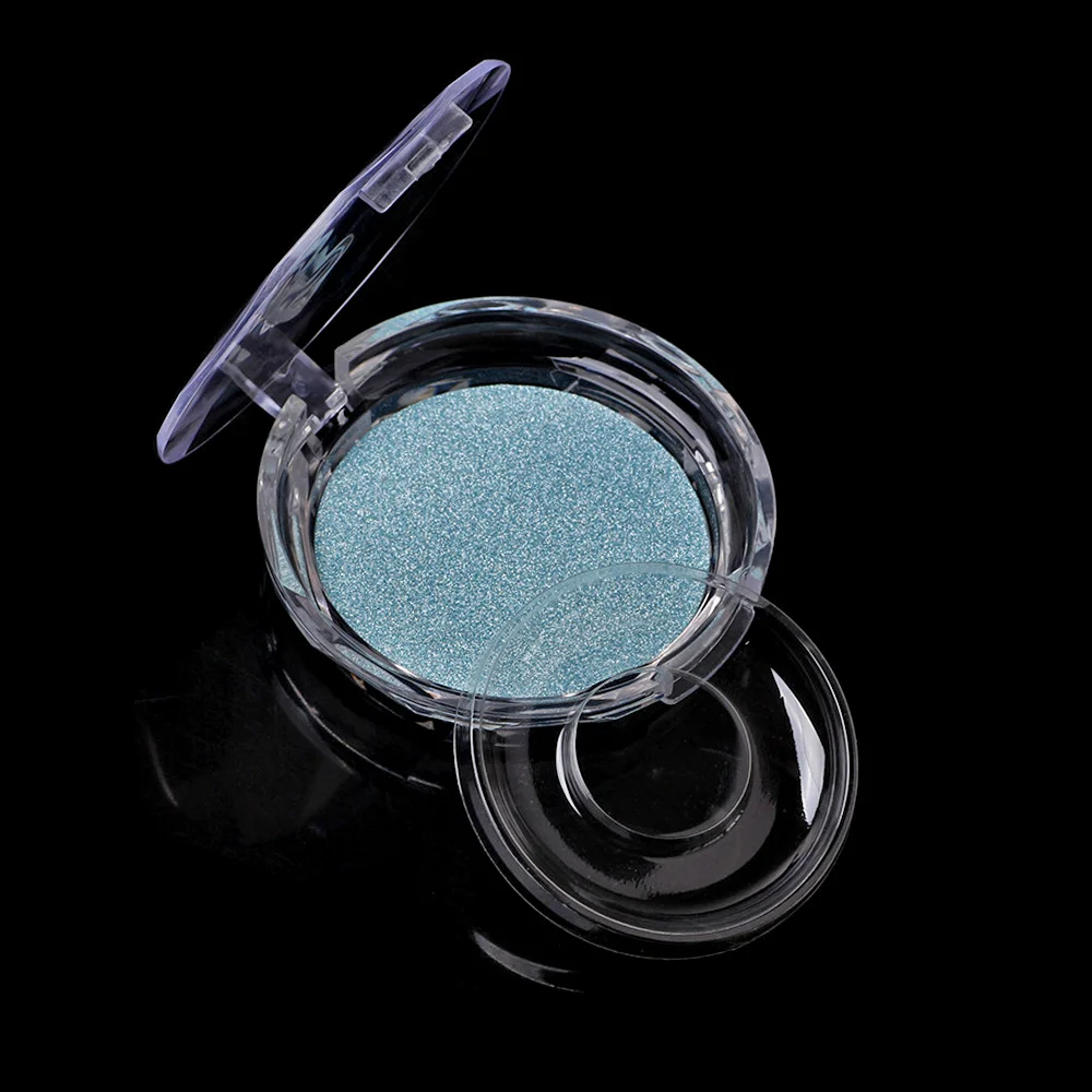 New Round False Eyelashes Case Lashes Holder Makeup Empty Eyelash Packaging Box Plastic Magnetic Eye lashes Box Beauty