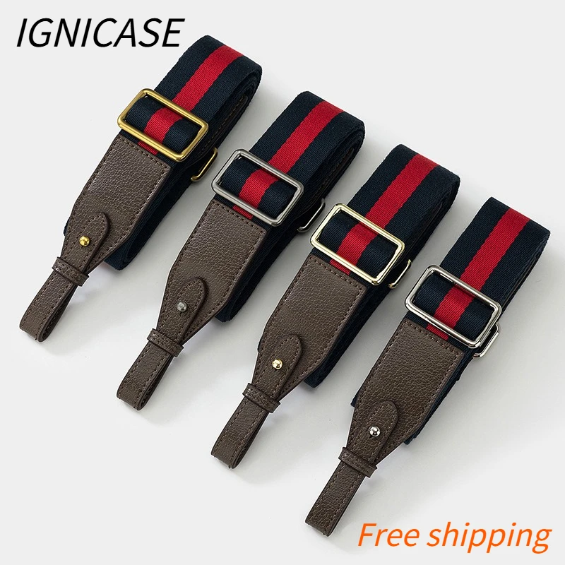 IGNICASE New Shoulder Crossbody Bag Wide Bag Strap Men's and Women's Bag Universal Transformation Adjustable Shoulder Strap