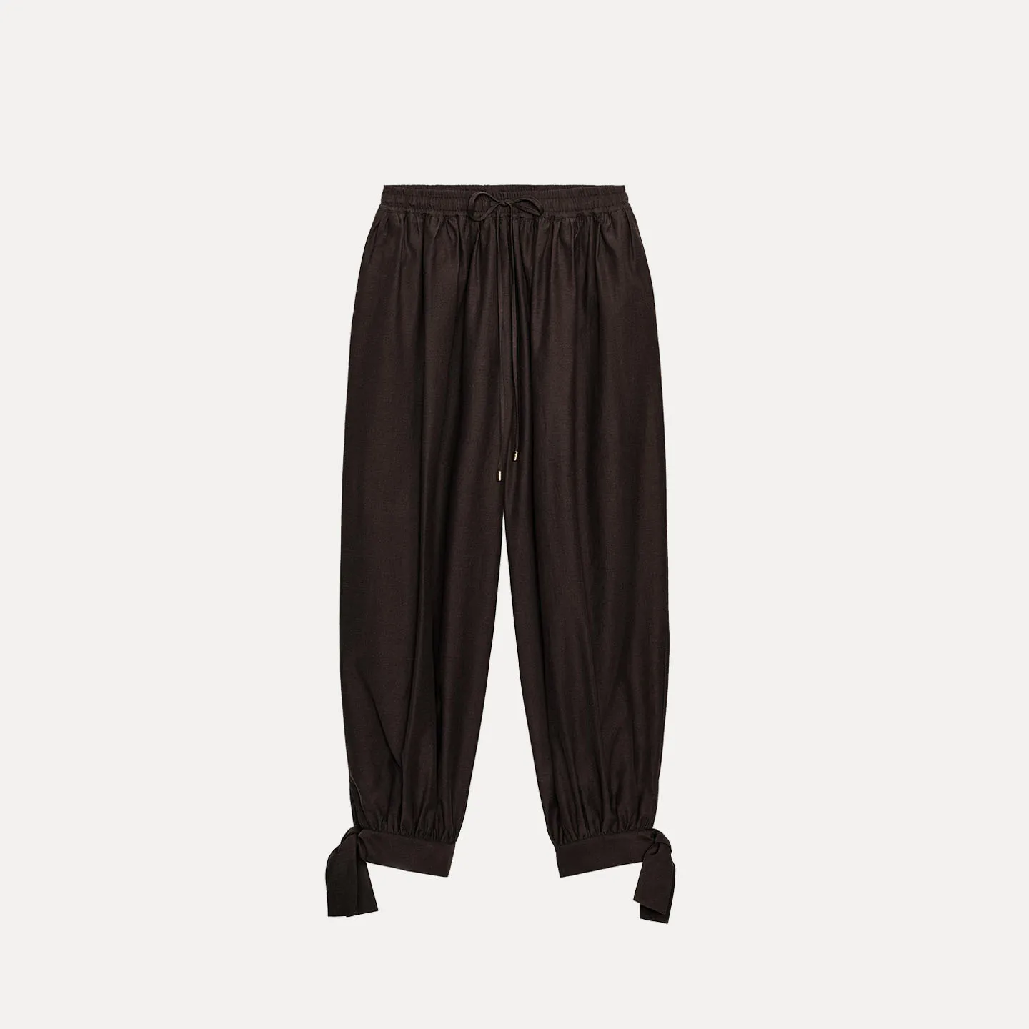 Z レディース ファッションパンツ 2025 新作 スレ ノット ランタンパンツ 多用途 ファッション ストレートレッグ l ウエスト