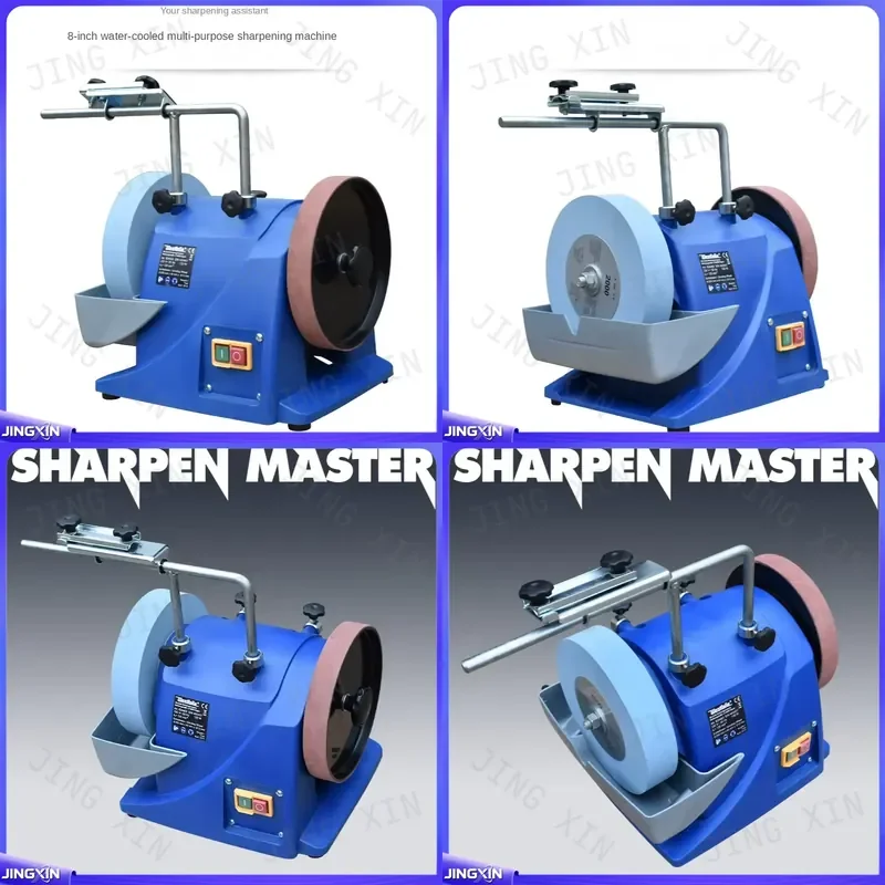 custom for 8 Inch Water Cooled Bench Grinder 220V 120W Low Speed Precision Polisher Sharpener Multifunction Tool Equipment
