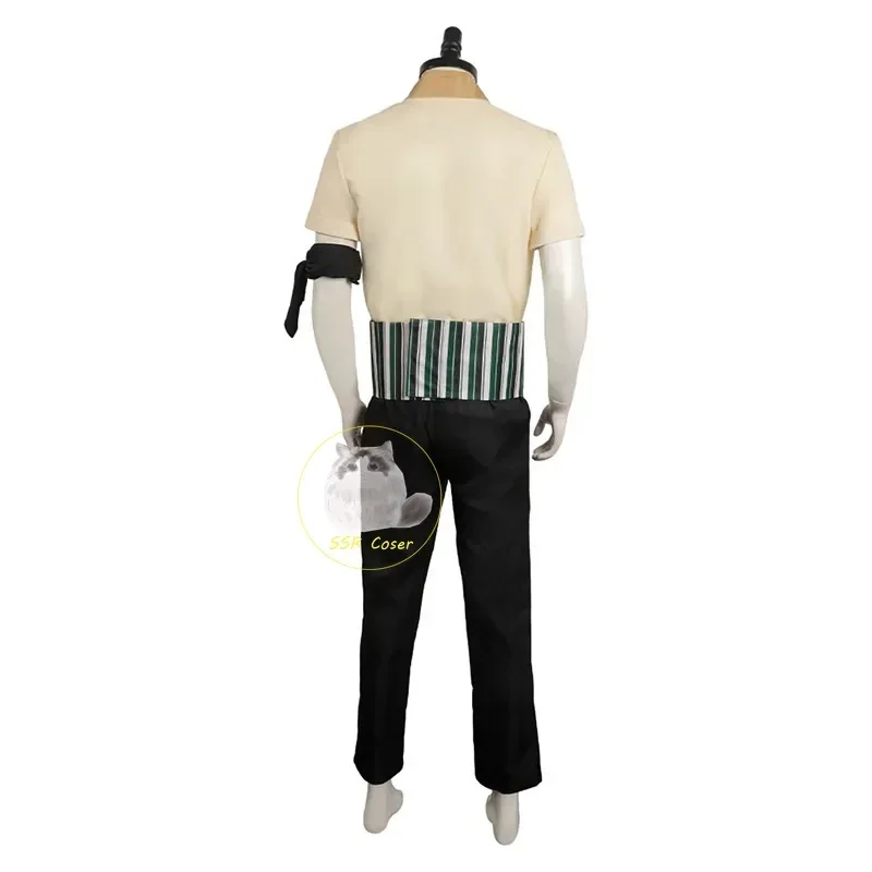 فيلم رورونوا زورو كوسبلاي رورونوا فانتاسي زورو كوسبلاي زي موحد شعر مستعار أقراط للبالغين أزياء حفلات الهالوين كرنفال