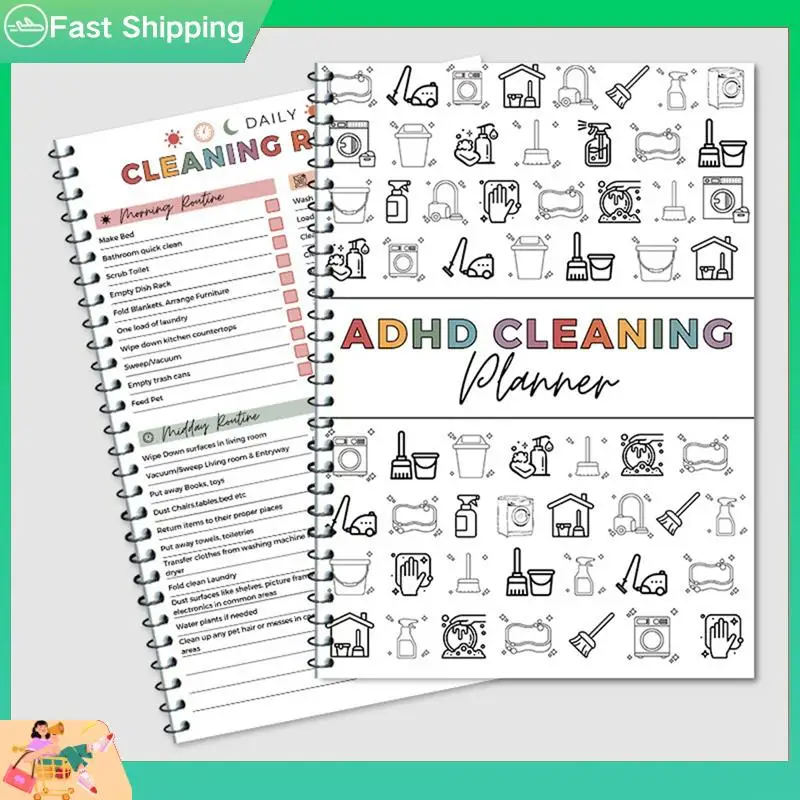 

Household Cleaning Schedule Annual Cleaning Check List Planner,Housekeeping Check List Planner&Organizer-Tvdae