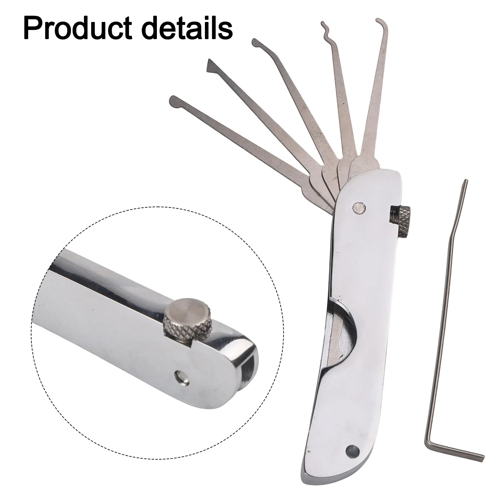 

Stainless Steel Pick And Hook Tool For Auto Oil Seal/O-Ring Seal Gasket Pick Puller Multi-fonction Hand Tool For Clips,wires