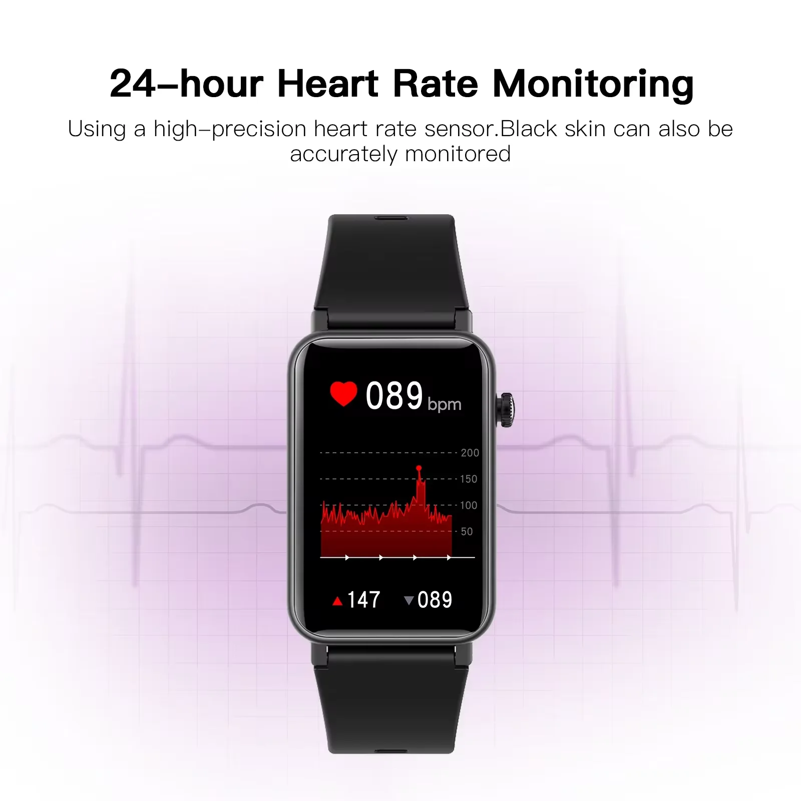 KUMI U3 1,57 pulgadas reloj inteligente deporte Fitness ritmo cardíaco Monitor de oxígeno en sangre IP68 impermeable Smartwatch reloj inteligente