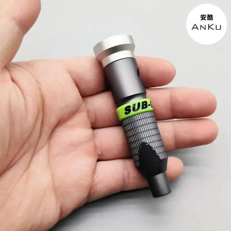 Versatile All-aluminum Alloy 6.35mm Precision Screwdriver Rear Cap Bearing Can Rotate 360° Screwdriver