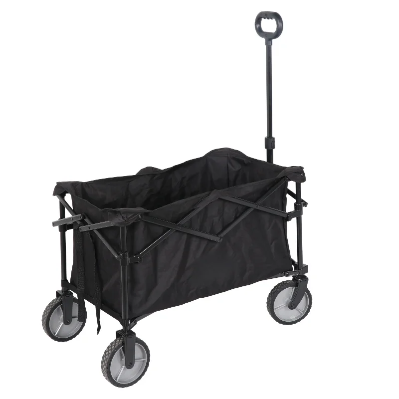 

Multi-Purpose Big Bucket Cart, Black Wagon, Height 24"