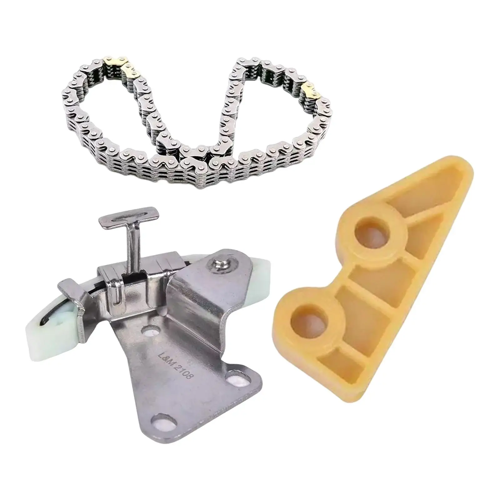 Automobile Car Oil Pump Chain Tensioner Guide Set Easily Install Accessories