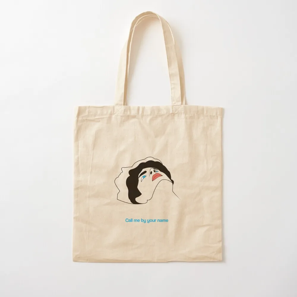 Minimalist movie fan art call me by your name timothy chalamet armie hammer Tote Bag shopper bags for women Eco bag