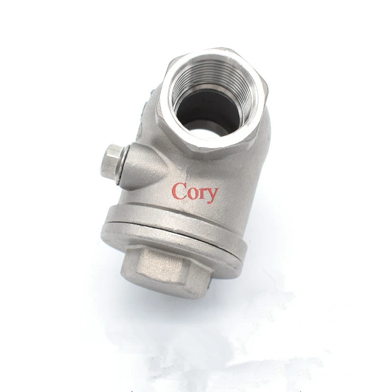 1Pc 304SS Horizontal check valve Female cut-off valve one-way valve 1/4