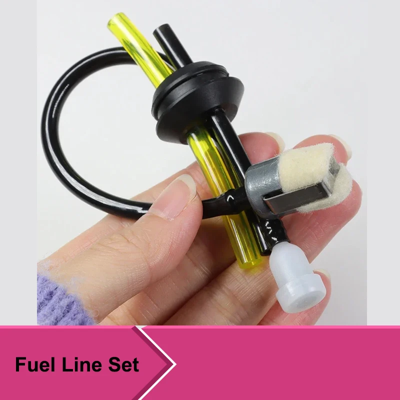 1/2/5sets Universal Grass Trimmer Gasoline Fuel Line Filter Kit For Brush Cutter Strimmer Lawn Mower Primers Garden Tool Parts