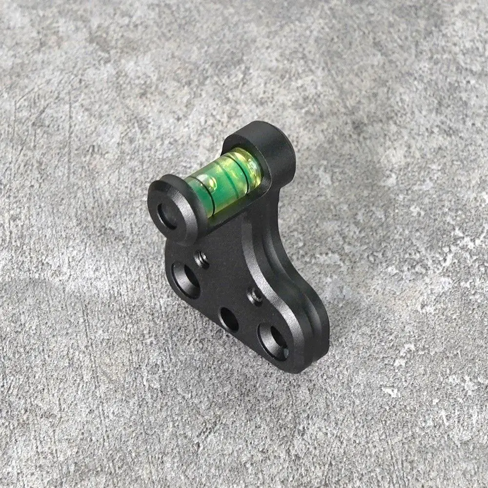 SP A-0019 Bubble Level Scope Mount 1° Offset Adjustable Spirit Level Compact Scope Leveling Tool with Set Screws for Rifle Scope
