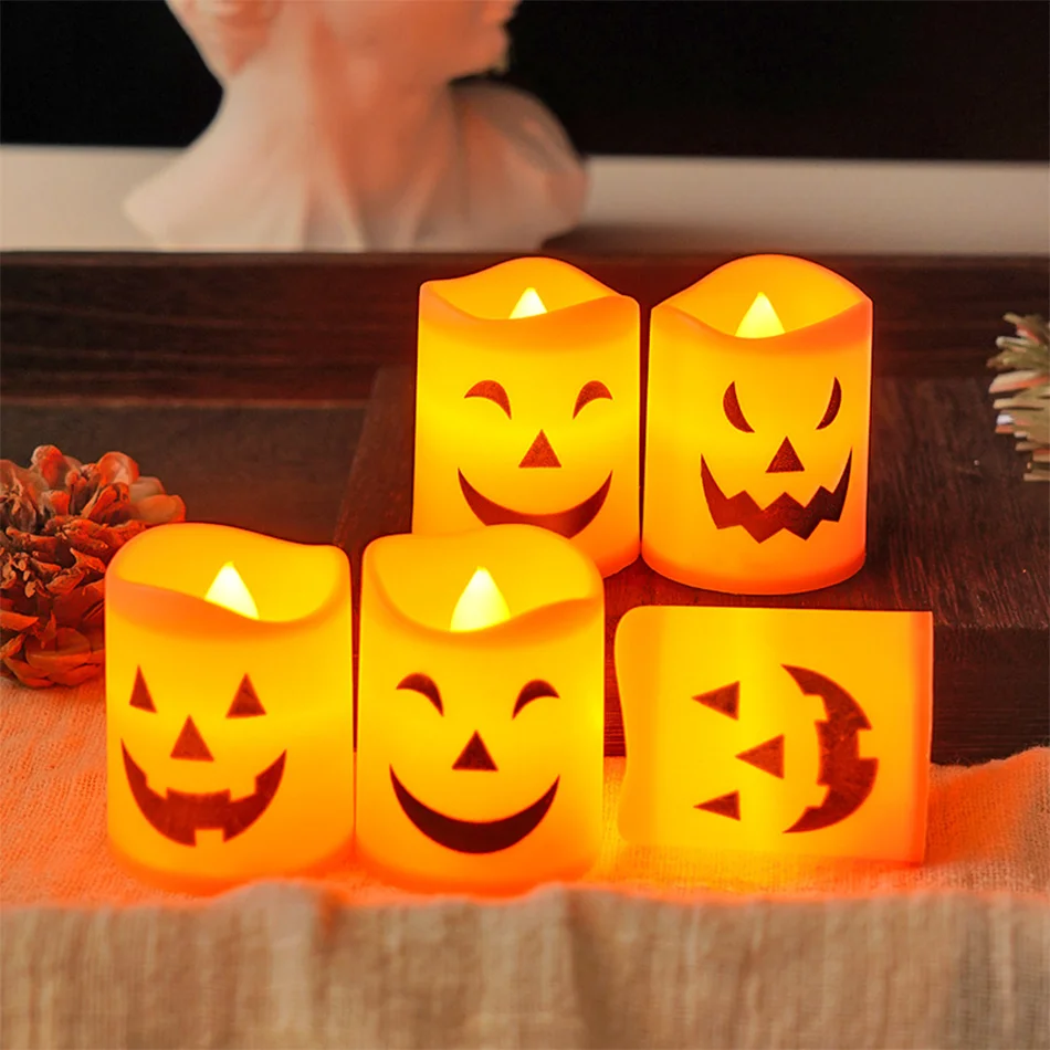 1/3Pcs Halloween Kürbis LED Licht Halloween Party Hause Innen Dekoration Lieferungen Halloween Dekoration Kinder Gefälligkeiten Nettes geschenk