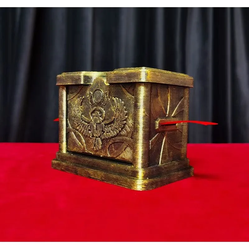 Mysterious Ribbon Restoration Box Magic Trick Visual Close Up Illusion Gimmick Vintage Ribbon Box