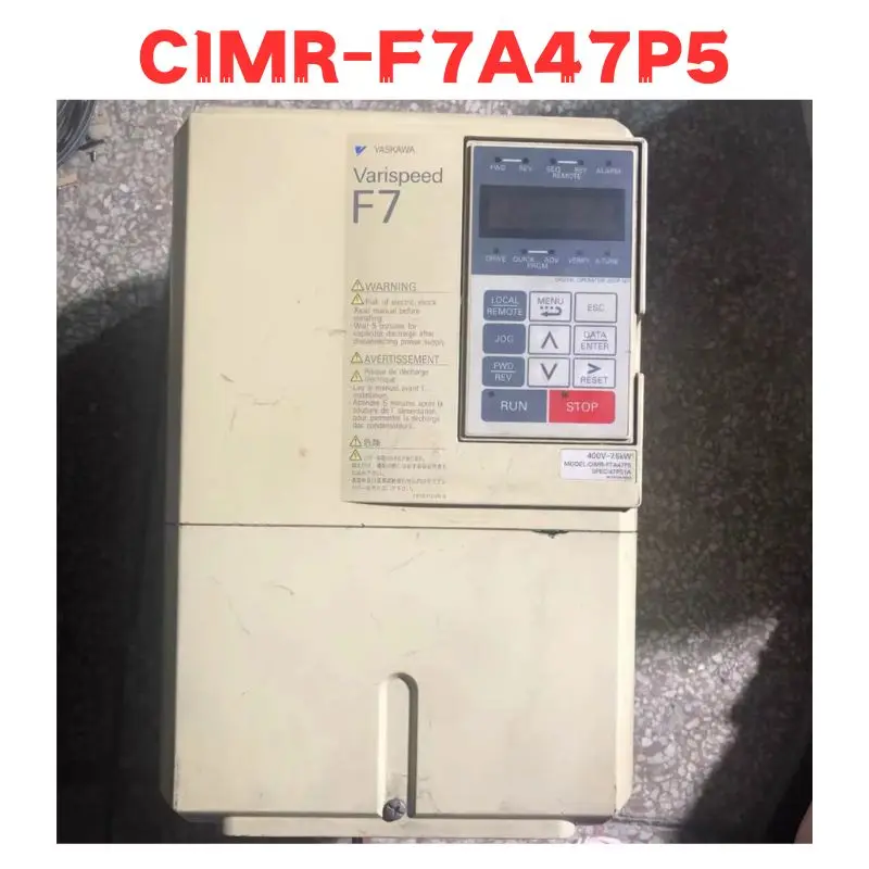 

Second-hand CIMR-F7A47P5 CIMR F7A47P5 Frequency Converter Tested OK