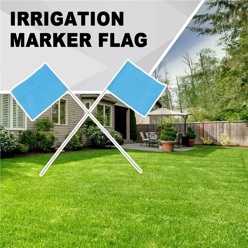 Drapeaux de marquage ATTWO, lot de 30 drapeaux pour pelouse, petits drapeaux en PVC, drapeaux de marquage pour pelouse, drapeaux de jardin, drapeaux de levé, durables.