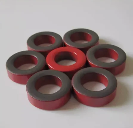 T80-2 Magnetic Ring Red Grey Ring Iron Powder Core Magnetic Ring Diameter 20mm Magnetic Particle Core