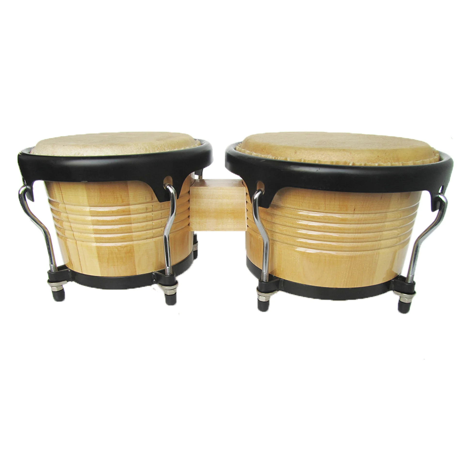 Hooqu Portable Conga and Bongo Drum Set Wholesale Musical Instrument 7 + 9 Bongo Drums with Stand