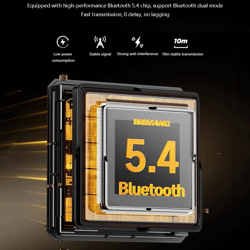 Qcc3084 receptor bluetooth 5.4 es9038q2m decodificador audiófilo com suporte para APTX-HD ldac formato hd adaptador bluetooth placa de som usb