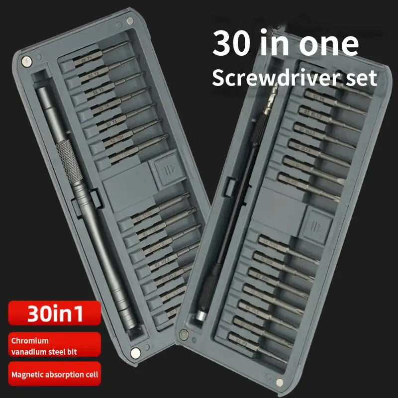 30-in-1 schroevendraaierset Magnetische schroevendraaierset Bits Precisie elektrische Xiaomi Iphone Computer Tri Wing Torx-schroevendraaierset