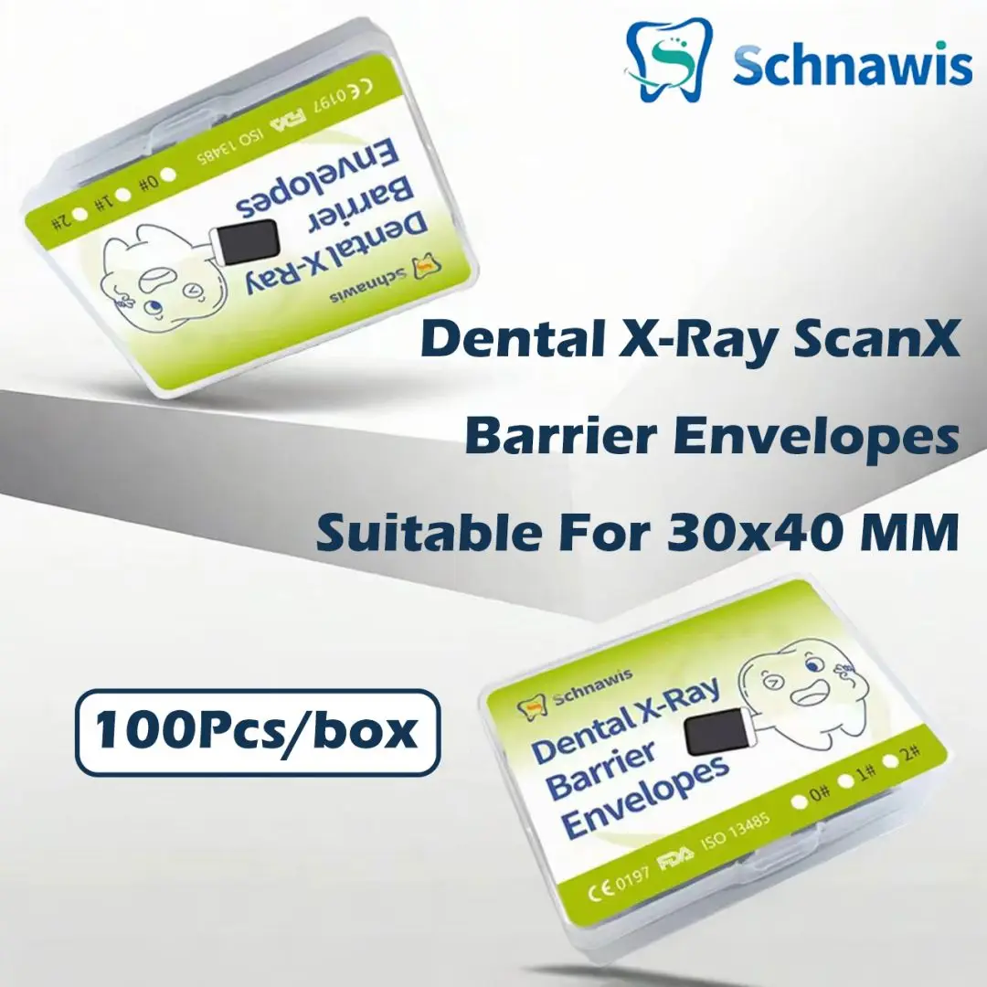 

100Pcs/box Dental X-Ray ScanX Barrier Envelopes Suitable For 30x40 MM Teeth Piece Dentist Tool Dental Accessories