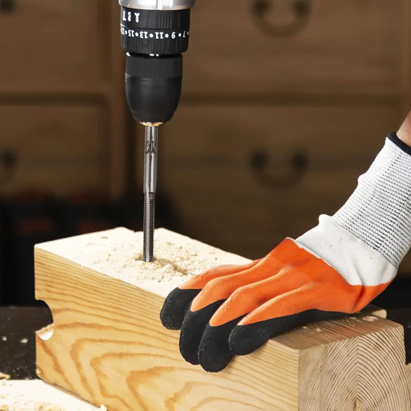 

20Pcs Bearing Steel Tap and Die Set M3- Threading Tools for Metal Lathe Plumbing Repairs and Household Tasks