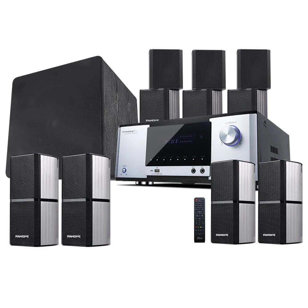 

7.1DTS Mini Satellite Home Theater Sound System BT HD Digital Decoding Amplifier Surround Combined Speaker System