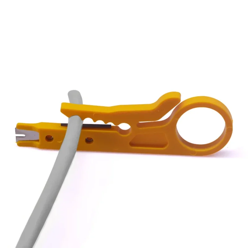 1 pz Spelafili Tagliafili Portatile Spellafili Coltello Piegatore Pinze Strumento di Crimpatura Linea di Taglio Tasca Multitool Strumenti per Elettricisti