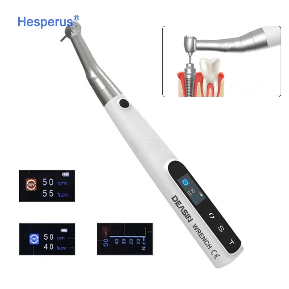 New 20:1 Wireless Digital Dental impl ant Electric Torque Wrench with 16Pcs Screws Dental Surgery Equipment