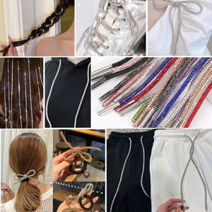 Glänzende Strass -Glitzer -Schuhschnürsenkel, Bling -Bling -Turnschuhe, Hoodie -Schnur, Sweatshirt -Schalter 8 Hauptverkäufe Cueca Selene Boxer - №6