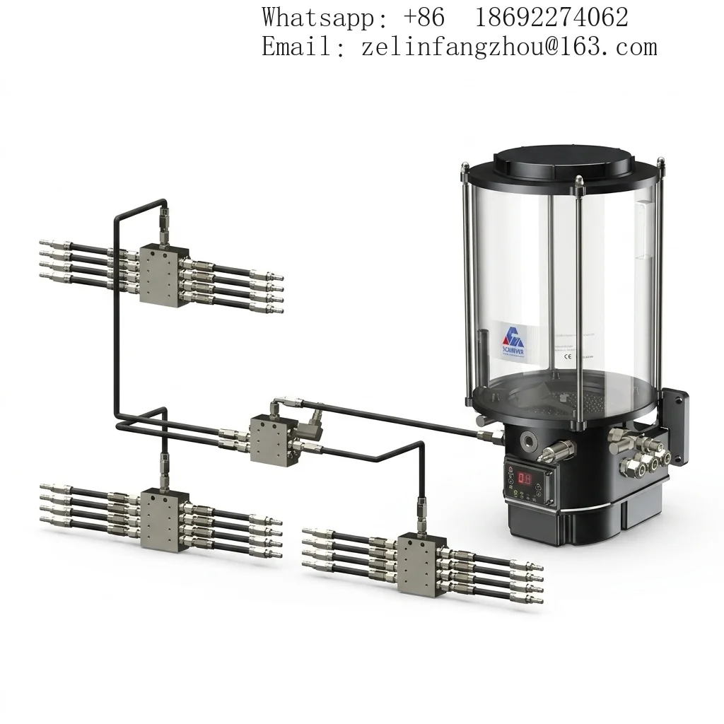 Heavy Duty Automatic Grease Lubrication Pump P203 Replacement for Truck Excavator Wheel Loader Centralized System Pro
