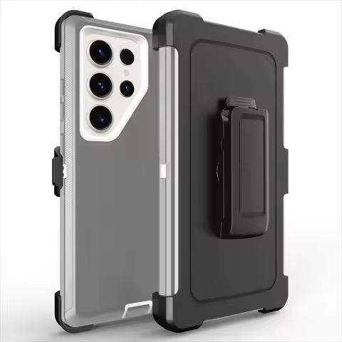 Rugged Armor Shockproof Case for Samsung Galaxy S25 S24 S23 S22 S21 Plus FE Note 20 Ultra Impact Resistant Cover Witn Belt Clip