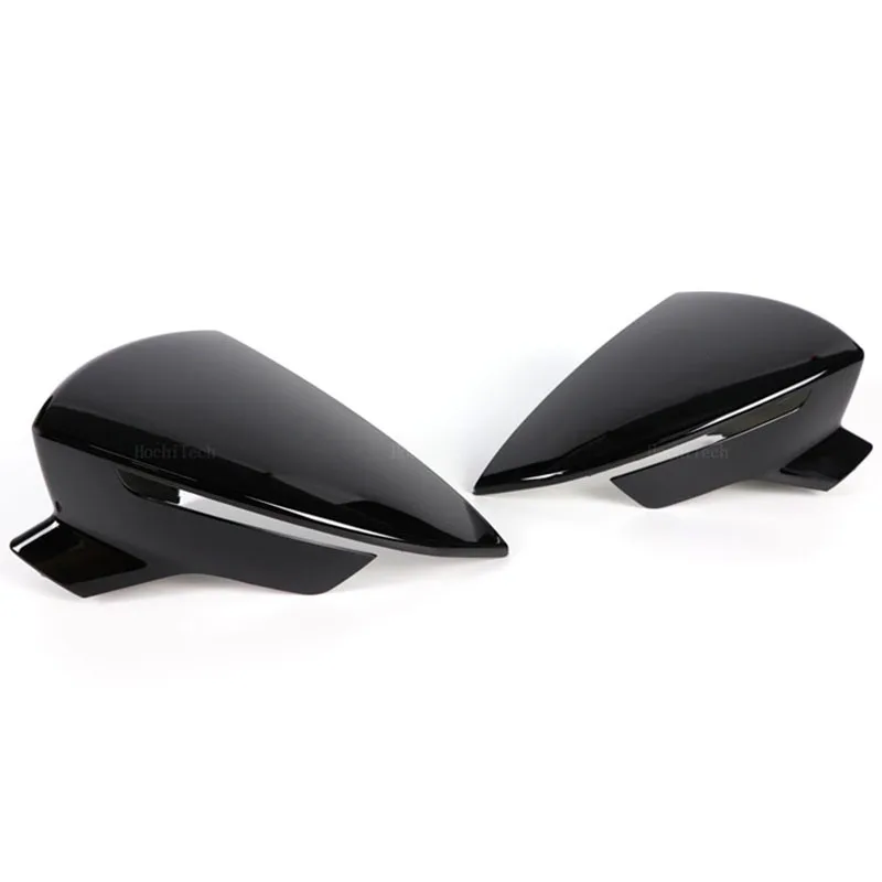 Side Mirror Caps Carbon Fiber For SEAT Leon MK3 5F ST FR Cupra Ibiza Mk5 Arona KJ7 2017-2019 2020 Rearview Mirror Cover Case view 3