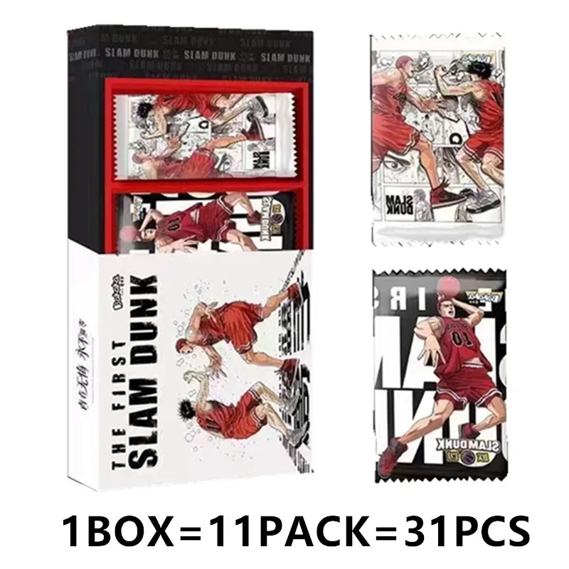 Newest Slam Dunk Collection Cards Japan Anime Figure Extinct Children Birthday Gift Game SlamDunk Rare Cards for Kid Toy Hobby