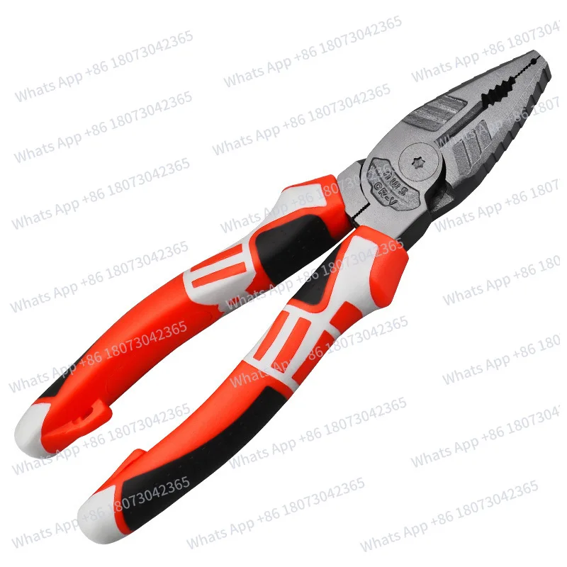 

Тигровый игольчатый нос промышленного класса, диагональные 8-дюймовые электрические многофункциональные 6 ручных плоскогубцев из стальной проволоки