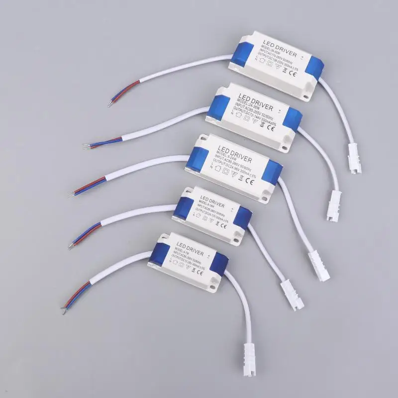 Constant Current Non-Isolated External LED Driver 4-7W 8-18W 8-24W 24-36W 36-50W Output 300mA Lighting Transformer