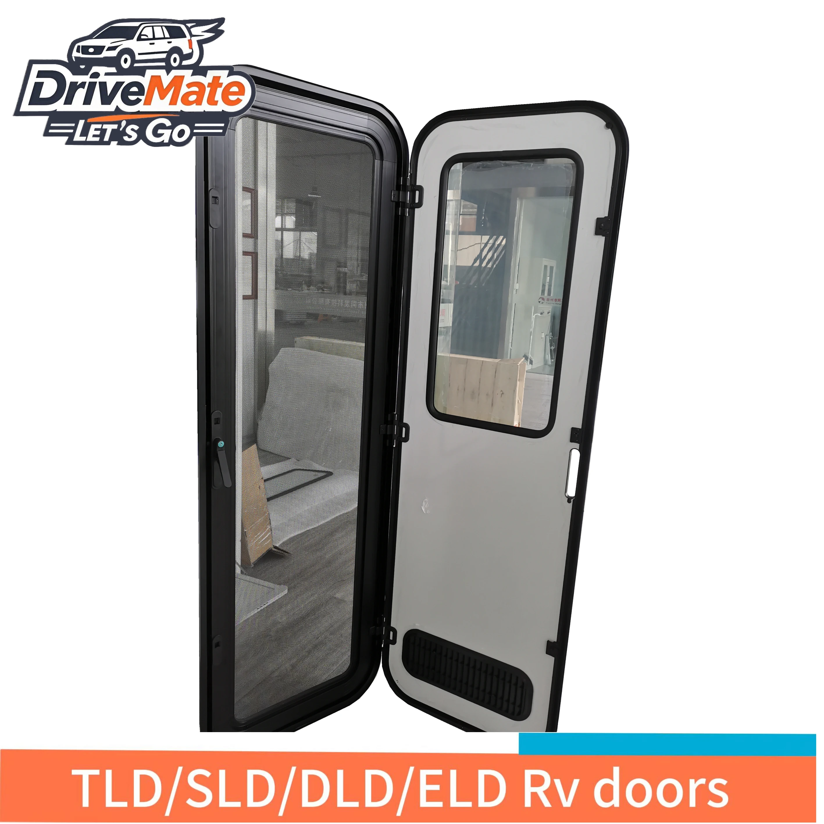 

Custom Size caravan Rv Entry Door with Three-point Linkage Lock Custom sizes