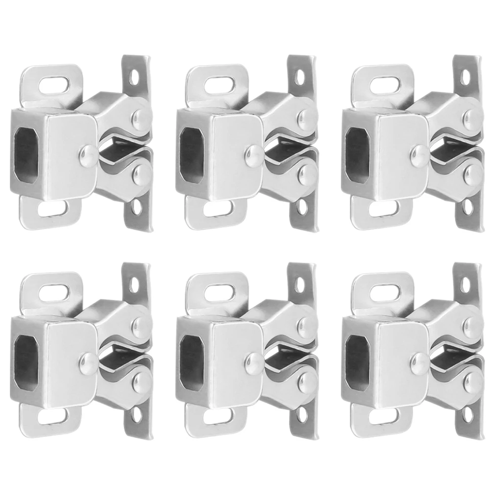 

6pcs Nickel Beads Latch Cupboard Catches And Latches Ball Catches for Closet Doors Durable Metal Cabinet Door Hardware Cupboard